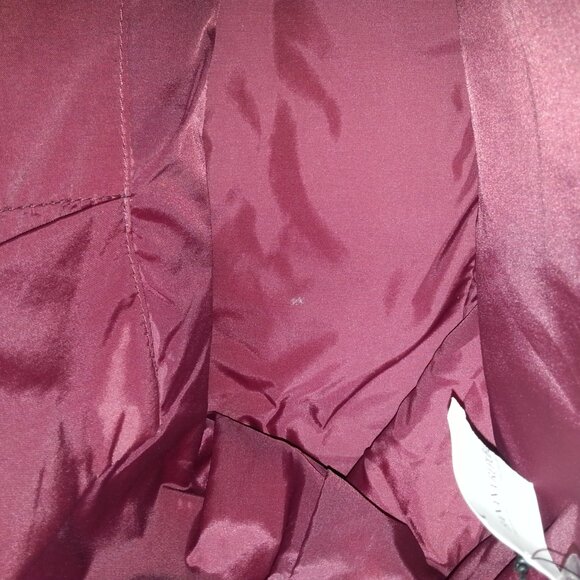 Banana Republic Leather Pebble Hand Bag Top Handle  Purse Red Grain Women - Picture 15 of 15